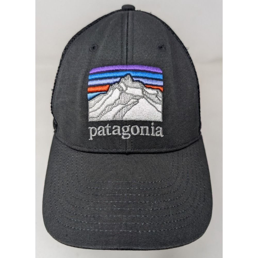 Patagonia Line‎ Logo Ridge LoPro Hat Cap Snapback Adjustable Trucker NetPlus